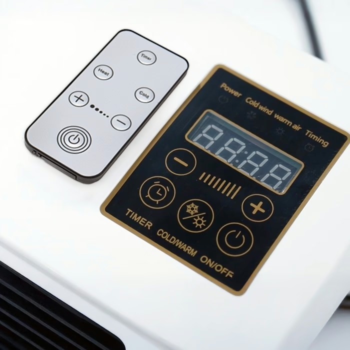 Coolzy climatiseur portable avec choix du mode par télécommande et écran tactile